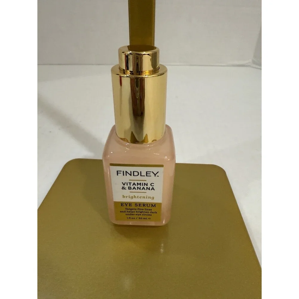 FINDLEY Vitamin C & Banana Brightening Eye Serum 1 Oz/30ml Brighten Dark Circles